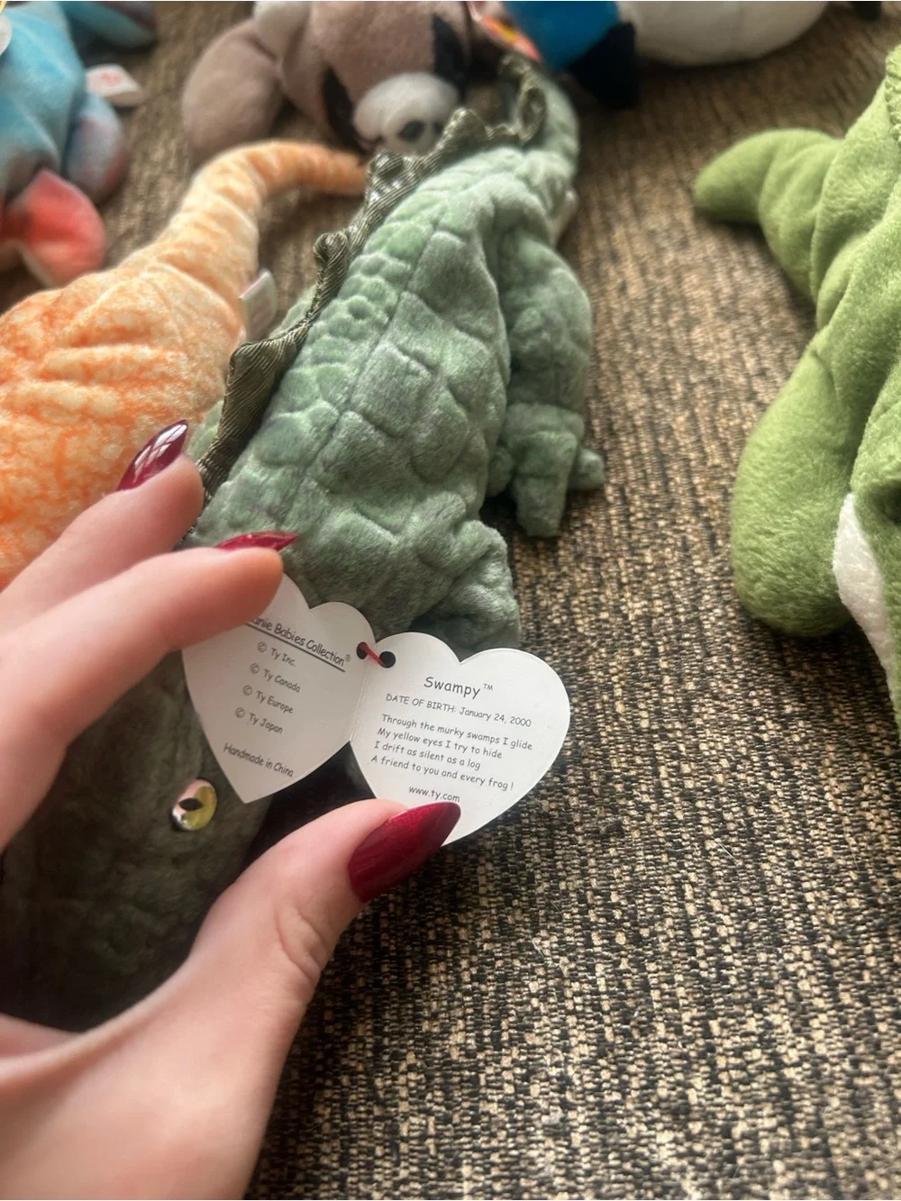 Vintage Ty Beanie Babies Reptiles & Exotic Animals w/ Tags